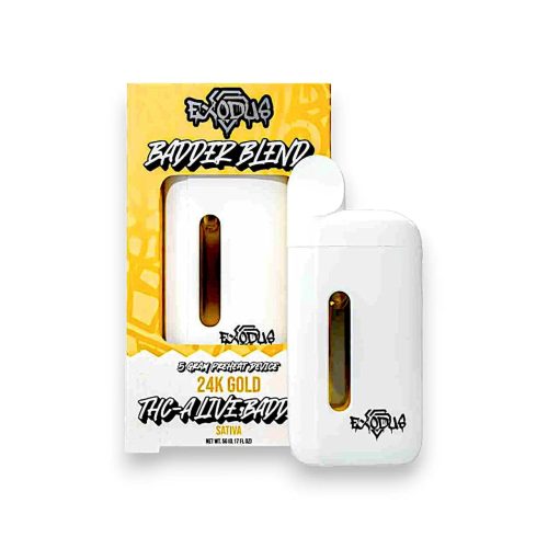 24K Gold Punch Exodus Badder Blend Disposable THCA 5g Gram