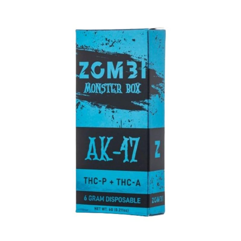 AK-47- Hybrid / Single Pack Zombi Monster Box Disposable THCA 6G Gram