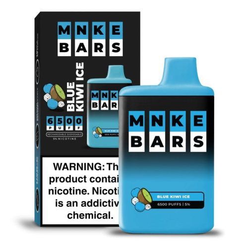 BLUE KIWI ICE MNKE BARS 6500 DISPOSABLE VAPE 5%