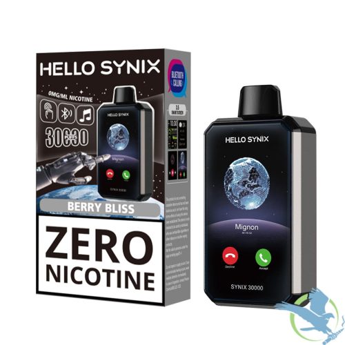 Berry Bliss Hello Synix Zero Nicotine Disposable 30000 30K