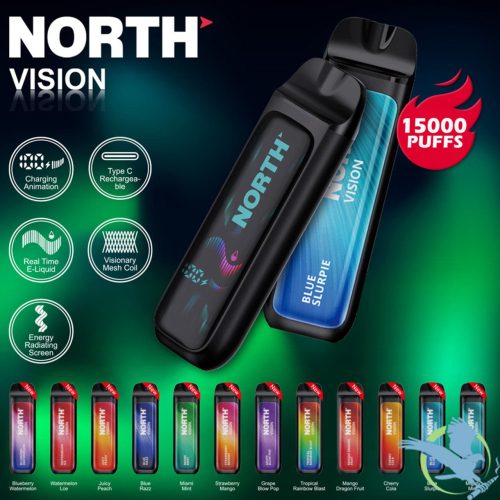 Blue Slurpie North Vision Vape 15K Disposable