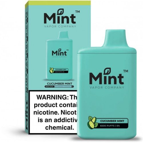 Cucumber Mint / Single Mint by MNKE Bars Disposable Vape