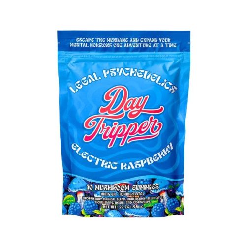 Electric Raspberry Day Tripper Mushroom Legal Pyschedelics 10K Gummies