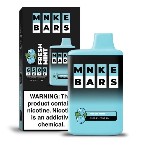 FRESH MINT MNKE BARS 6500 DISPOSABLE VAPE 5%