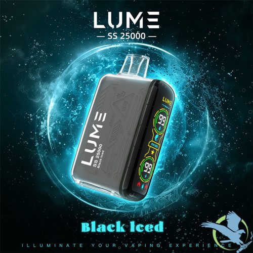 Black Iced Lume SS 25000 Disposable Vape Device