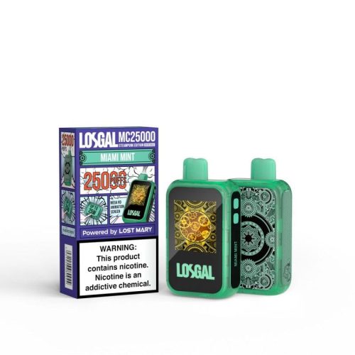 Miami Mint (Steampunk Edition) Losgal Mc25000 disposable vape