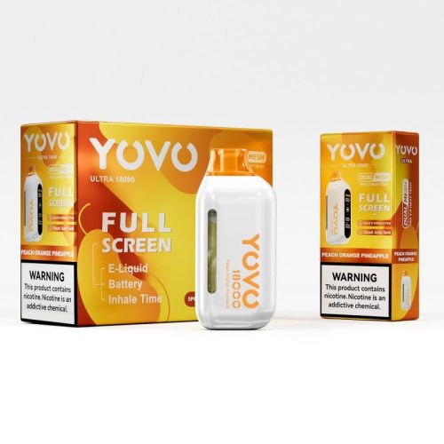 Peach Orange Pineapple Yovo Ultra 18000 Disposable Vape