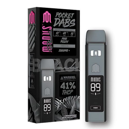 Pink Rozay Indica Modus Black Pocket Dabs Disposable 41 THCP