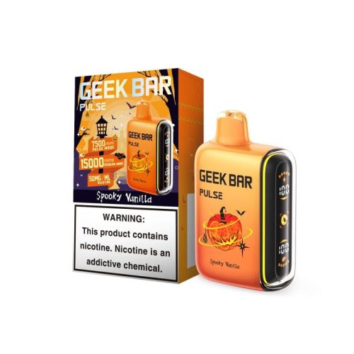 Spooky Vanilla (Halloween Edition) Geeek Bar Pulse Disposable Halloween Edition